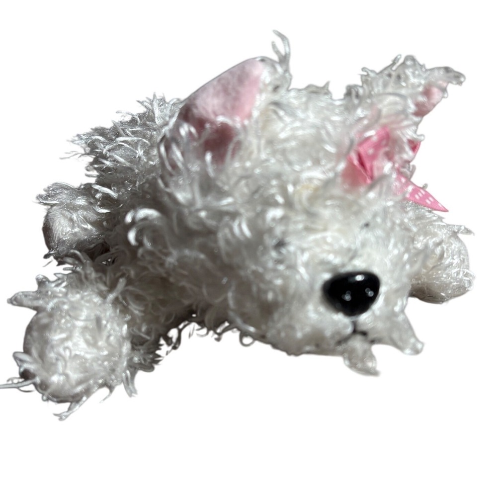 Ganz Webkinz Lil Kinz West Highland Terrier Westie White Dog Plush No‎ Code